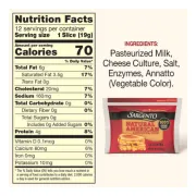 SARGENTO AMERICAN CHEESE SLICES 8OZ