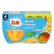 DOLE MANGO FRUIT CUP 4PK*4OZ
