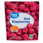 GREAT VALUE FROZEN WHOLE RED RASPBERRIES 24OZ