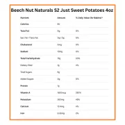 BEECH NUT NATURALS S2 SWEET POTATOES 4OZ