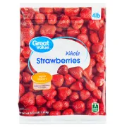 GREAT VALUE FROZEN WHOLE STRAWBERRIES 64OZ