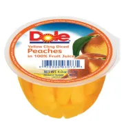 DOLE PEACH FRUIT CUP 4PK*4OZ